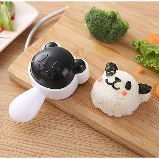 Bento Box Accessories Rice Ball Mold Set Lovely Rice Ball Mold Sushi Mold Kitchen Rice Mould Packed Lunch Kitchen Tools