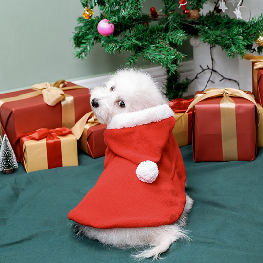 Christmas Cape Cat cape Teddy Dog clothing Small dog autumn/winter New Year pet clothing 23*36*24cm