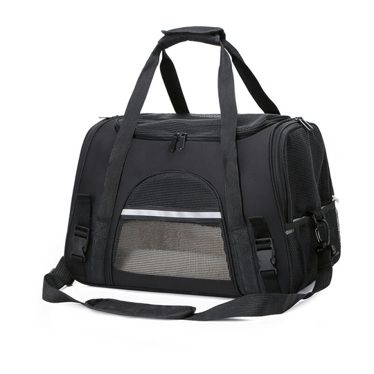 Portable Pet Carrier Outing Bag for Hamster Squirrel Small Pets Durable and Useful Black
