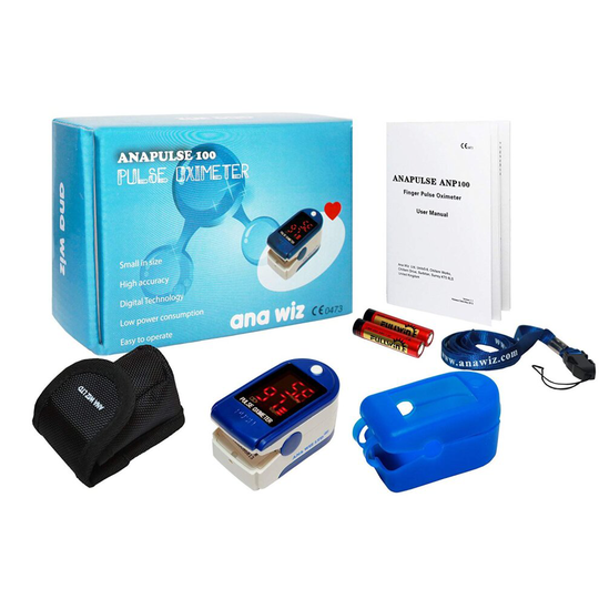 Finger Pulse Oximeter With LED Display