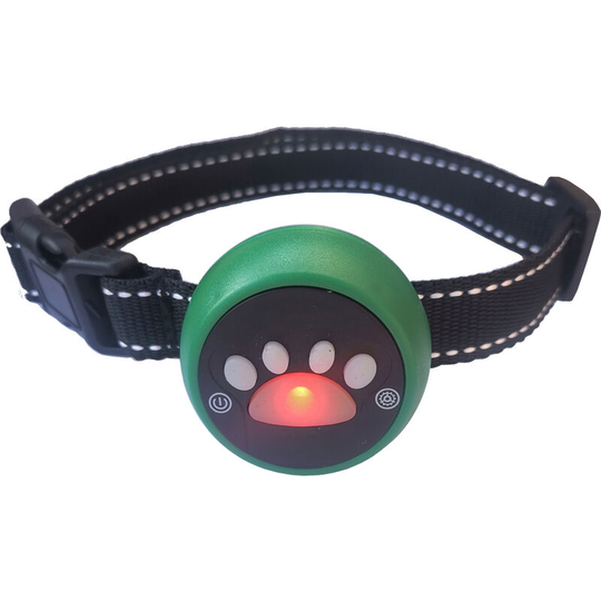 Superseller - Luminous artifact automatic locking bark stop dog training drive dog early warning vibration vibration anti dog bark rechargeable