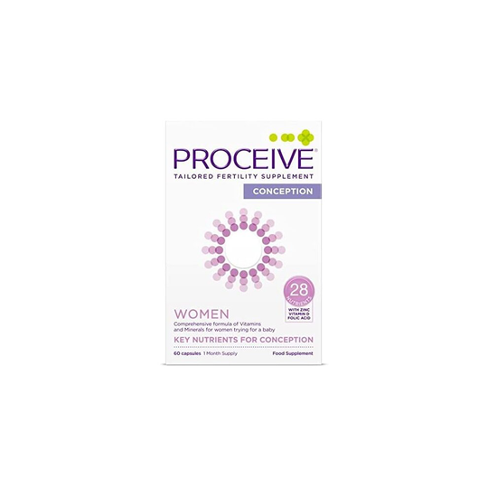 Proceive Advanced Fertility Vitamins Supplement for Women 60 Capsules.