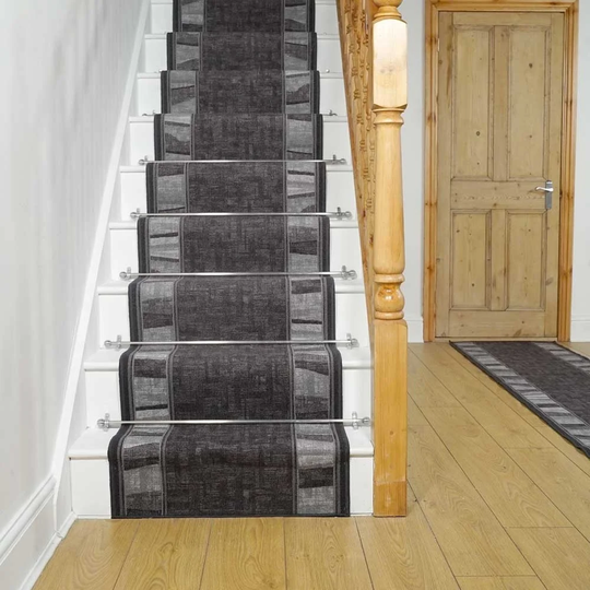 Alba Stair Looped Green Rug