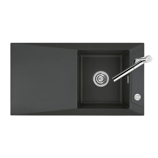 Siro 49cm x 20cm Kitchen Sink