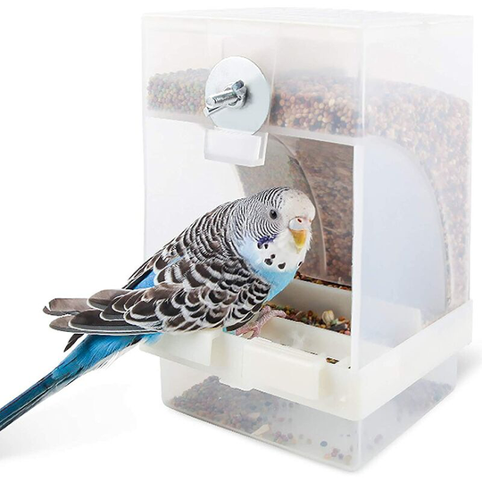Transparent Bird Feeder Automatic bird feeder can be hung Large capacity can store enough food for 15 days.