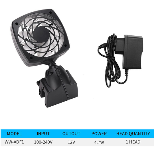 Aquarium Cooling Fan Adjustable Universal Speed Cooling Fan