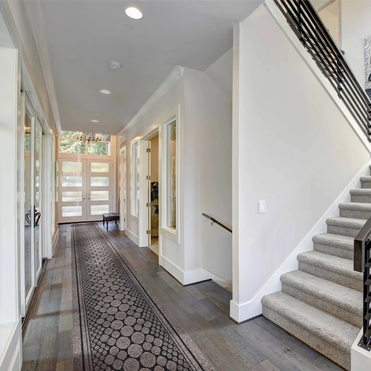 Anley Flatweave Brown Hallway Runner Rug