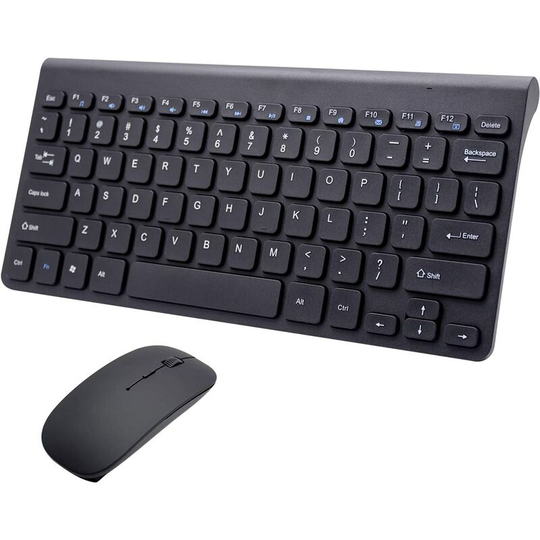 Keyboard and Mouse Combo[Energy Saving], 2.4G Ultra Thin Wireless Keyboard and Slim dpi Adjustable Mouse for pc, Desktop, Computer, Notebook, Laptop,
