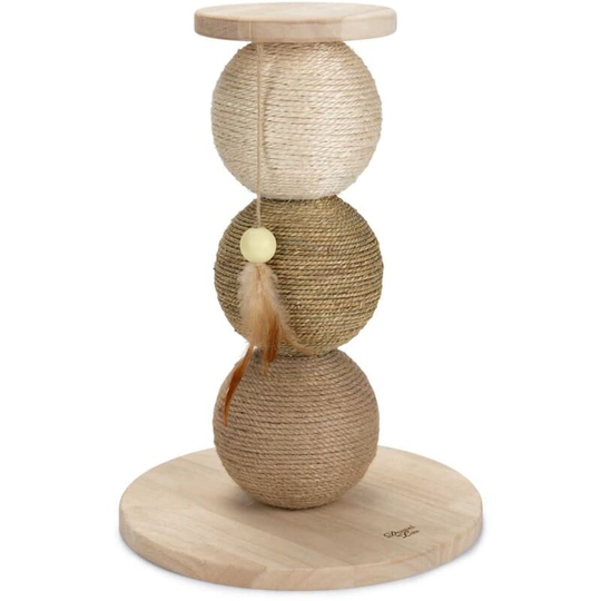 Designed By Lotte - Cat Scratch Balls Elio 34x47.5 cm Wood Cream