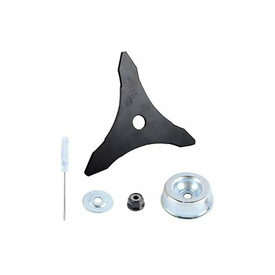 10x 3T Brush Cutter Blade with Lawn Mower Blade Adapter Accessory Maintenance Kit
