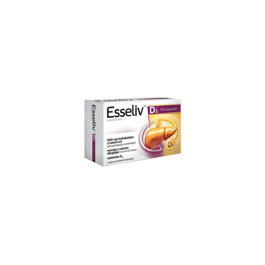 Esseliv D3 50 capsules Dietary supplement