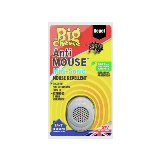 The Big Cheese Anti Mouse Mini Sonic Mouse Repellent - STV826
