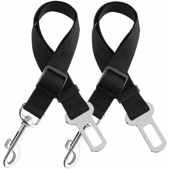 Adjustable Dog Seat Belt Ripstop 2 Pieces Universal Dog Car Seat Harness