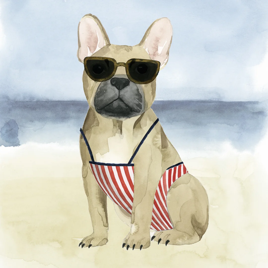 Hot Dog I by Grace Popp - Wrapped Canvas Painting Print