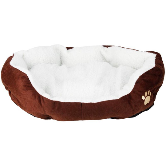 Cotton Pet Warm Waterloo with Pad S Size-Coffee - Coffee