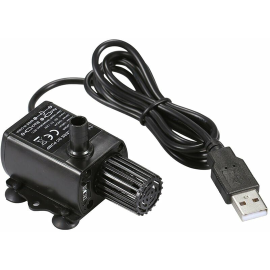 Echoo - decdeal usb Brushless Water Pump with Nozzles Strainer Ultra-quiet Mini DC5V Micro Brushless Water Oil Pump