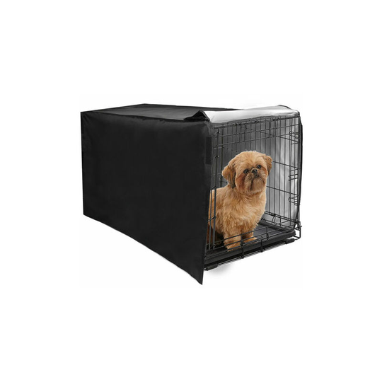 MUFF Privacy Dog Crate Cover Waterproof Night Cover Sleep Helper Windshield Dust-proof Four Door Dog Cage Cover Breathable Washable Dog Crate Cover