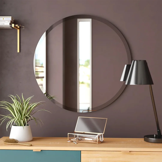 Cesarina Round Wall Mounted Accent Mirror
