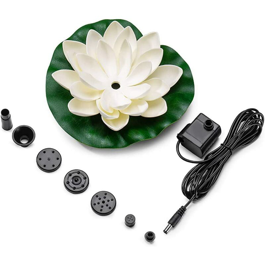 Solar powered water fountain - Floating panel - Solar fountain for pond or garden decoration