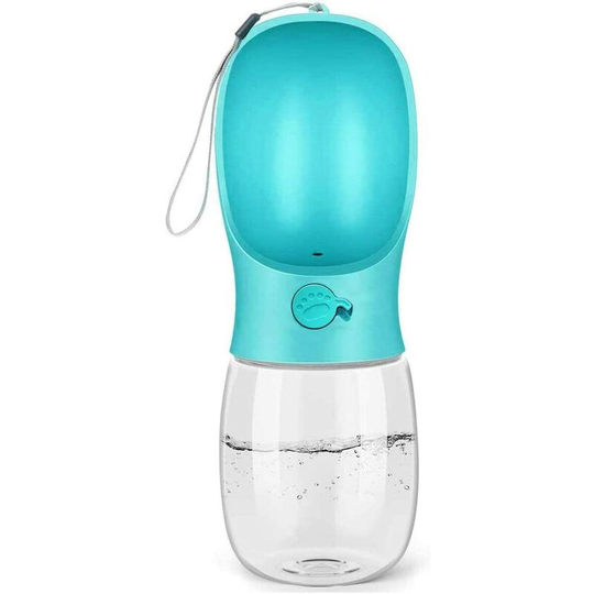 Dog Bottle 350ml Portable Dog Bottle Travel Dog Bottle - Water Bottle with Cap Button for Dog Cat Pets