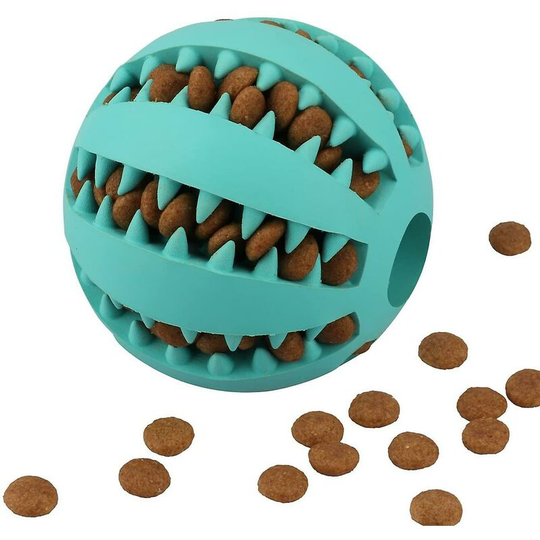 Best Dog Teething Toy Ball Durable Dog Iq Educational Chew Toy For Puppy Small Large Dog Teeth Cleaning/chewing/playing/treatment Assignment (large