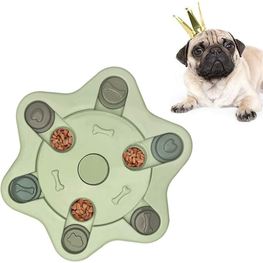 Improve iq Advanced, Puzzle Toy for Pet and Cat, Slow Feeder Treats Dispenser Interactive Toy to Hide and Seek Food