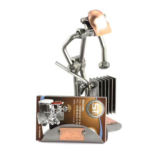 Heating Installer Screw Man Place Card Holder