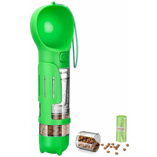 Hiasdfls - Dog Water Bottle Portable Leak Proof Dog Water Dispenser with Drinking and Feeding Function Lightweight Pet Water Dispenser for Walking