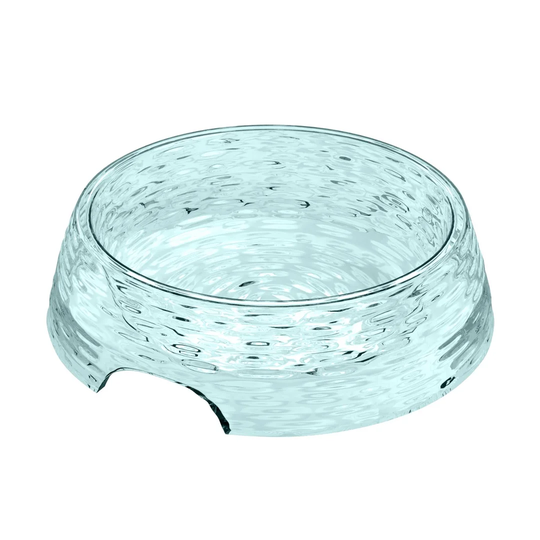 Hany Icicle Pet with Rubber Foot Bowl