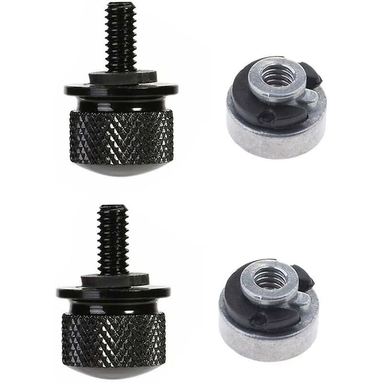 Motorcycle Seat Bolt,Motorcycle Seat Retainer Bolts Nut Set,Motorcycle Rear Seat Threaded Bolt,Aviation Aluminum Saddle Screw For Harley,Tota