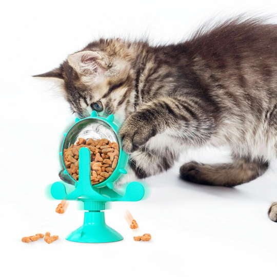 Dog Leaky Food Feeder Toys Interactive Rotatable Wheel Toy for Kitty Cat Dog Pet Products Accessories Support Dropshipping