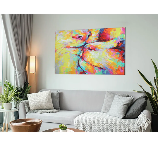 Kitten Kiss Metal Print