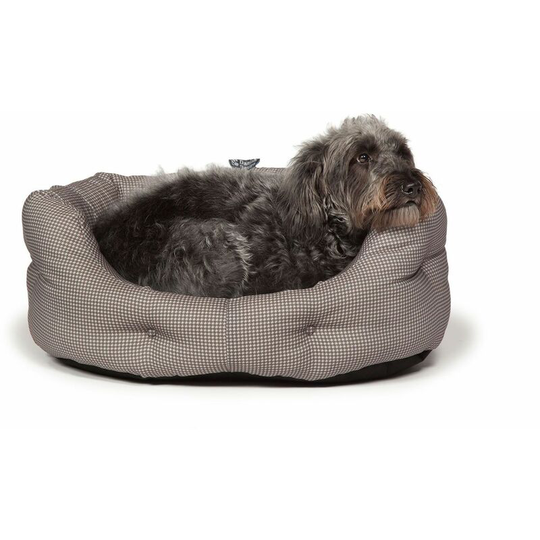 Vintage Deluxe Slumber Bed Dogstooth - 18' (45 Cm) Grey Dogstooth - Danish Design
