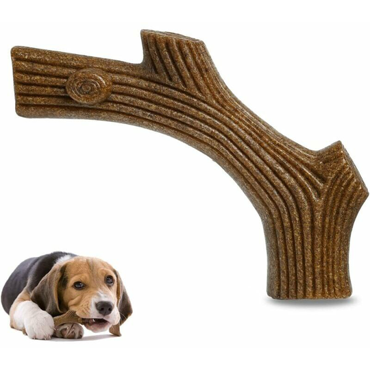Indestructible Dog Toy,e 21cm Chewing Dog Toys,Dental Care,Muscle Training Chewing,Beef Flavor Bored Dog Toy,For Medium and Large Breed Dog