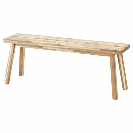 Ikea SKOGSTA Solid Wood Acacia Bench,Antique Look Bench ,120cm x 45cm