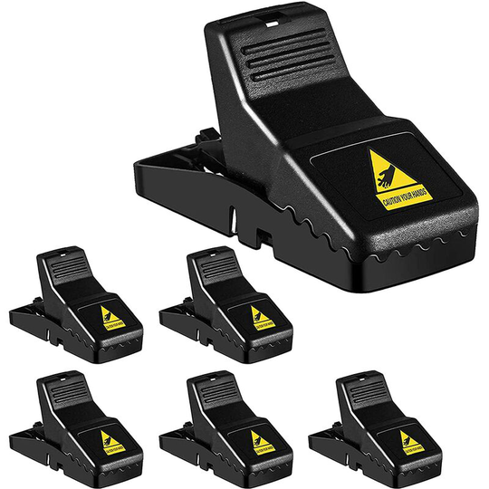 6 pieces】 Mouse Traps New Powerful Spring Reusable Mice Trap Home Mouse Trap Safe Sensitive Effective Easy To Use