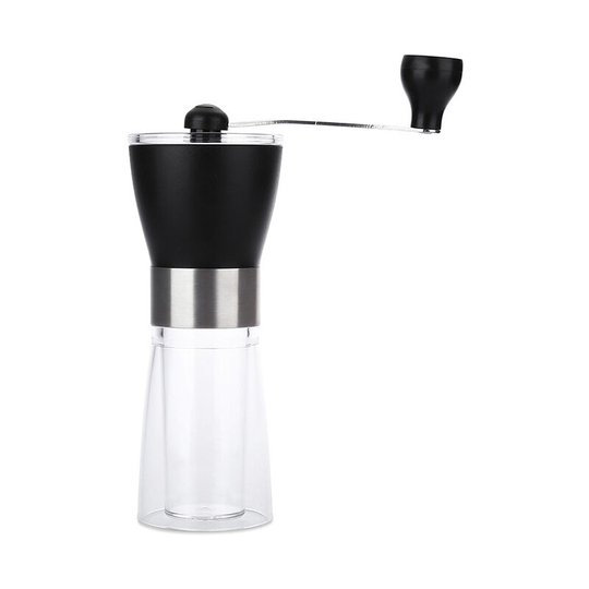 Manual Coffee Grinder, Adjustable Portable Coffee Grinder with Stainless Steel Compact Size Perfect for Travel/Camping/Office with Extra Spoon and