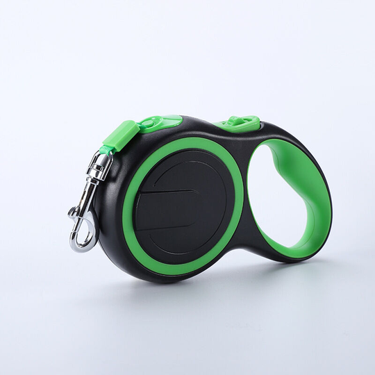 Dog leash, retractable pet leash, tangle free 8m Green - Muff