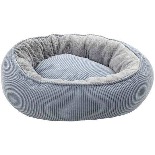 Dog Bed with Zipper Colette Round 46 cm Blue Flamingo Blue