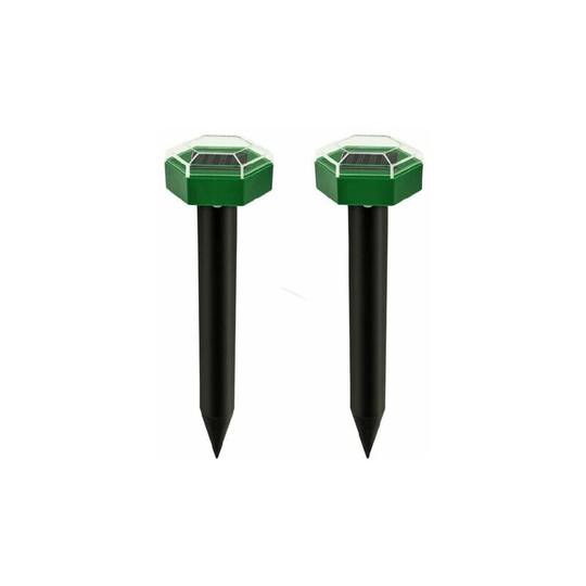 pcs Ultrasonic Snake Mole Repeller Solar Ultrasonic Mole RepellerSolar Mole Repeller, Solar Mole Repeller, for Lawn, Garden, Mole/Snake Repe