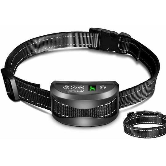 Monly - Anti Bark Collar, Electric Dog Collar, Rechargeable Training Collar, Suitable for 5-65kg