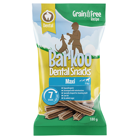 Barkoo Dental Snacks 7 Chews - Grain-Free - Medium Dogs (7 Chews - 140g)