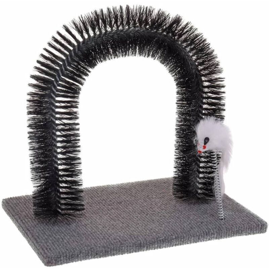 Cat Toy Grooming Arch Pets Collection Grey