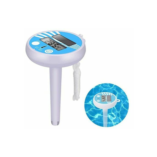 Solar Pool Thermometer,Pool Thermometer, Floating Swimming Pool Thermometer,with Rope, Shockproof for All & Swimming Pools, Spas, Hot Tubs, Aquariums