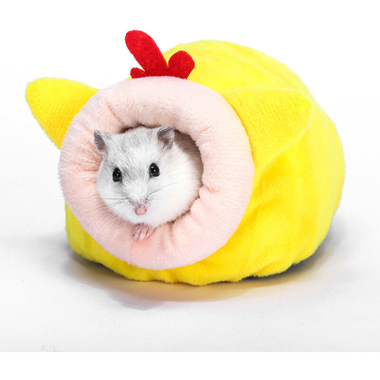 Pet kennel cage, warm winter cotton hamster house Warm pet bed squirrel for hamster hedgehog (chicken) - Litzee