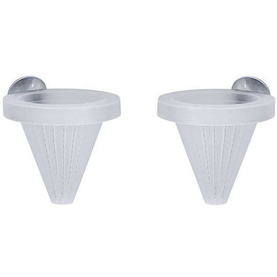 2 Pcs Aquarium Red Worm Fish Feeder Aquarium Suction Feed Ring Fish Food Funnel Feeder