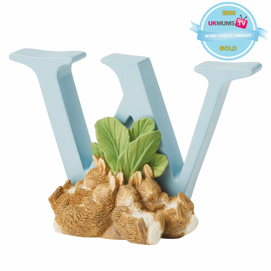 Peter Rabbit Letter W Figurine