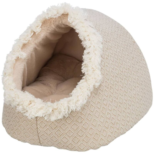 Trixie - Pet Cave Bed Boho 35x26x41 cm Beige Beige