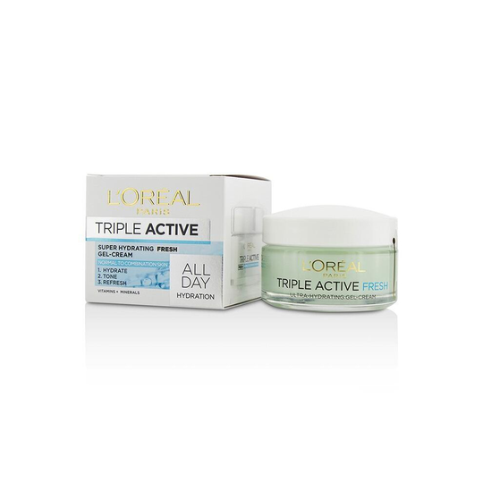 Triple Active Super Hydrating Fresh Gel-Cream - For Normal To Combination Skin - 50ml-1.7oz