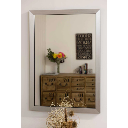 Azariel Wood Framed Wall Mounted Full Length Mirror